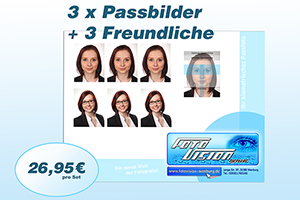 Pass- und Bewerbungsbild Beispiel